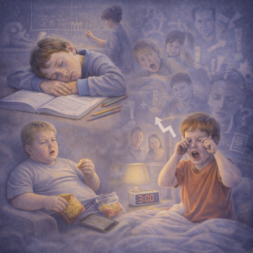 Conséquences du manque de sommeil chez l'enfant